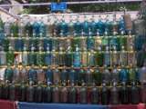 Des bouteilles de limonade sur la place Dorrego - San Telmo - Buenos Aires